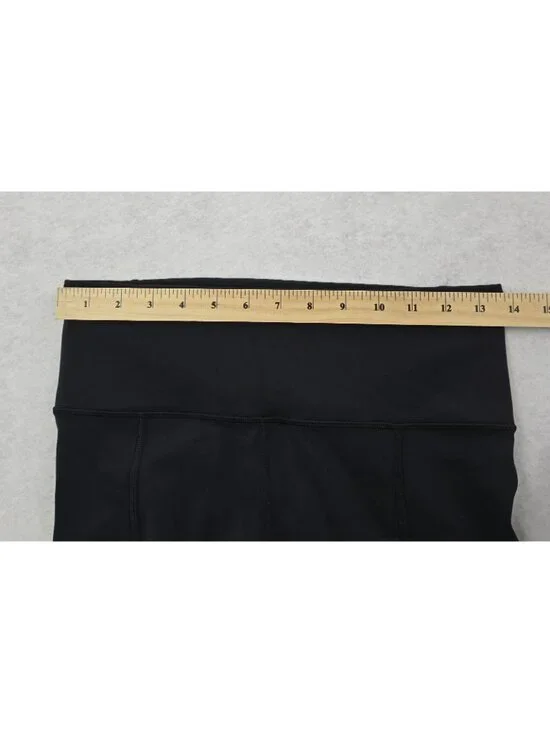 Athleta Ankle Cropped Leggings Size Small Black Activewear Athleisure 54023 - Picture 8 of 9